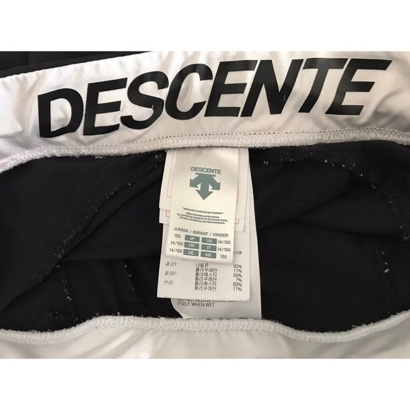 Descente | Junior Ski Tights Slim Girls Size 14 / 150 Black Pullon Stretch - Picture 7 of 7